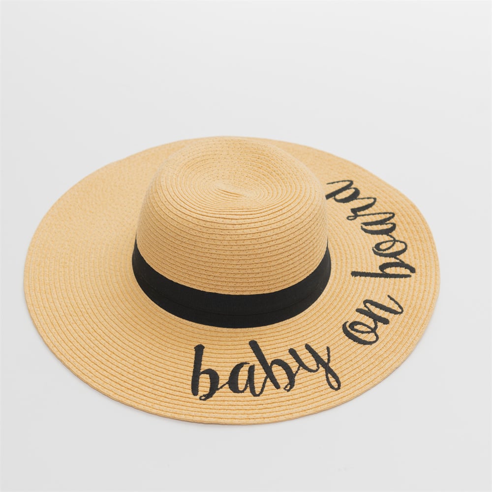 Womens Sun Hat Uv Protection Wide Brim Beach Hat Floppy Foldable Roll-Up Straw Hats Factory For Women