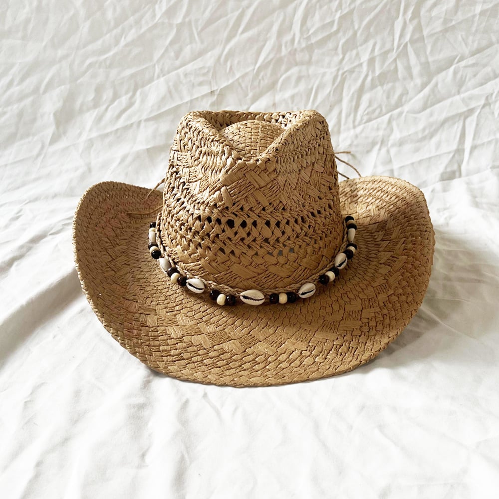 Free Sample Lala Western Style Jazz Paper Straw Cowboy Hat Supplier