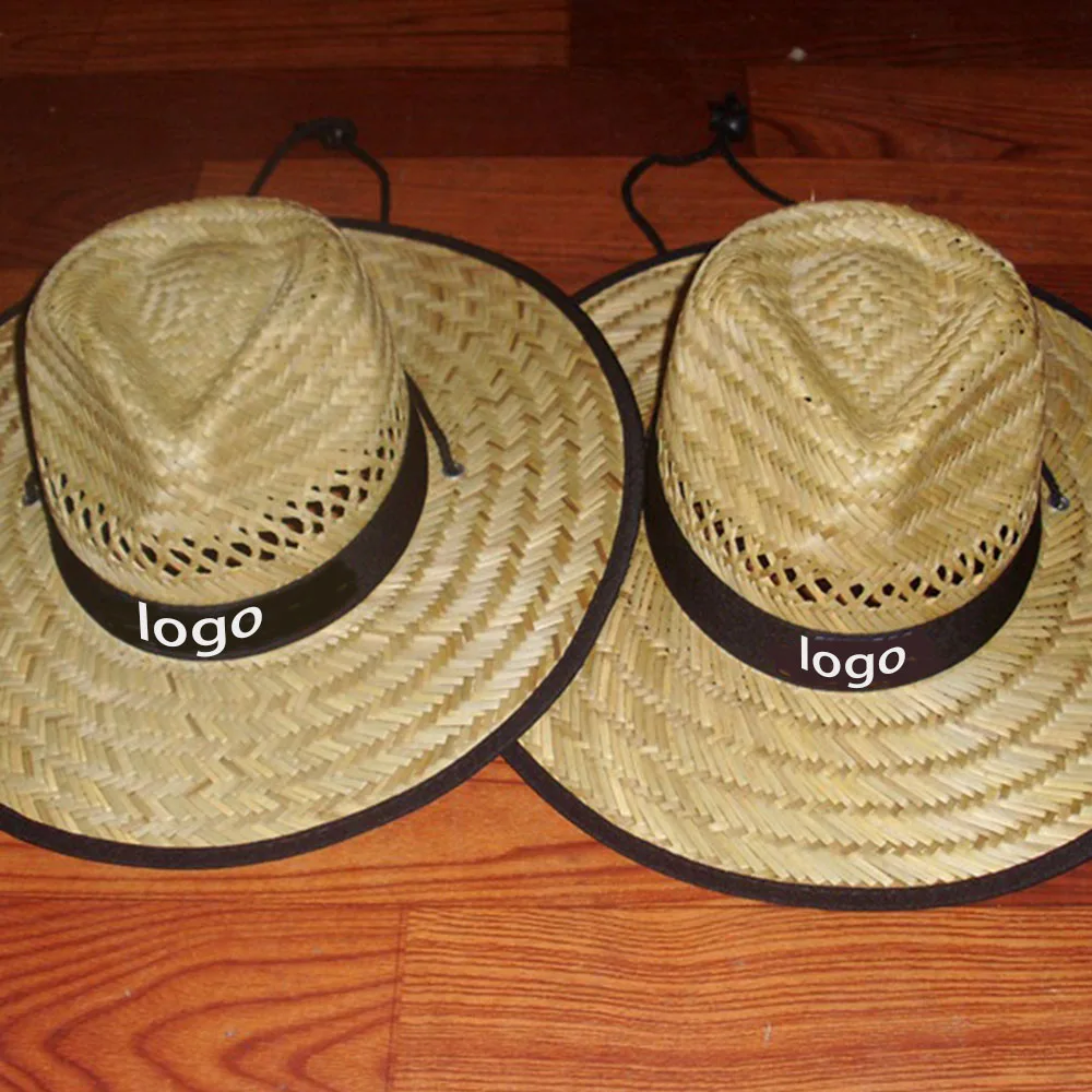 Straw Hat Hollow Out Style Sun Protection Natural Grass Mat Grass Sombrero Outdoor Beach Lifeguard