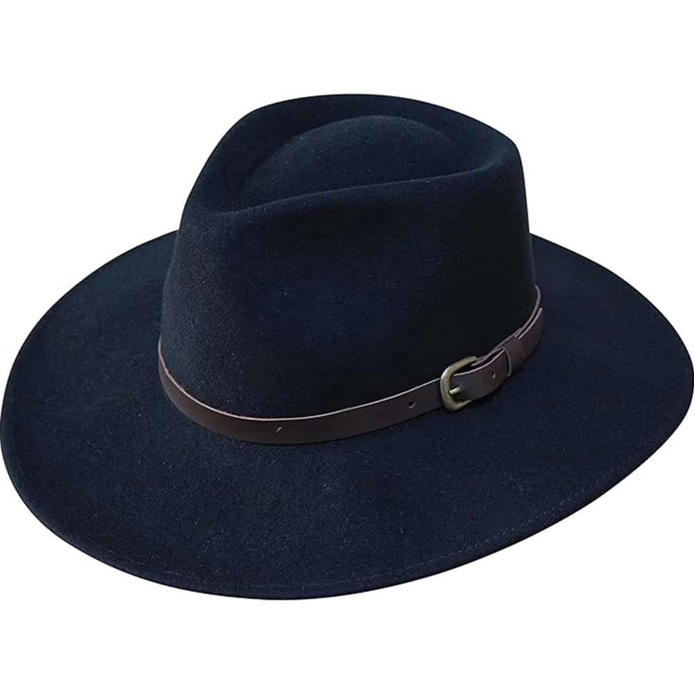 Customzied Logo Fedora Felt Hat 100 Wool Panama 1920S Gatsby Gangster For Men And Women