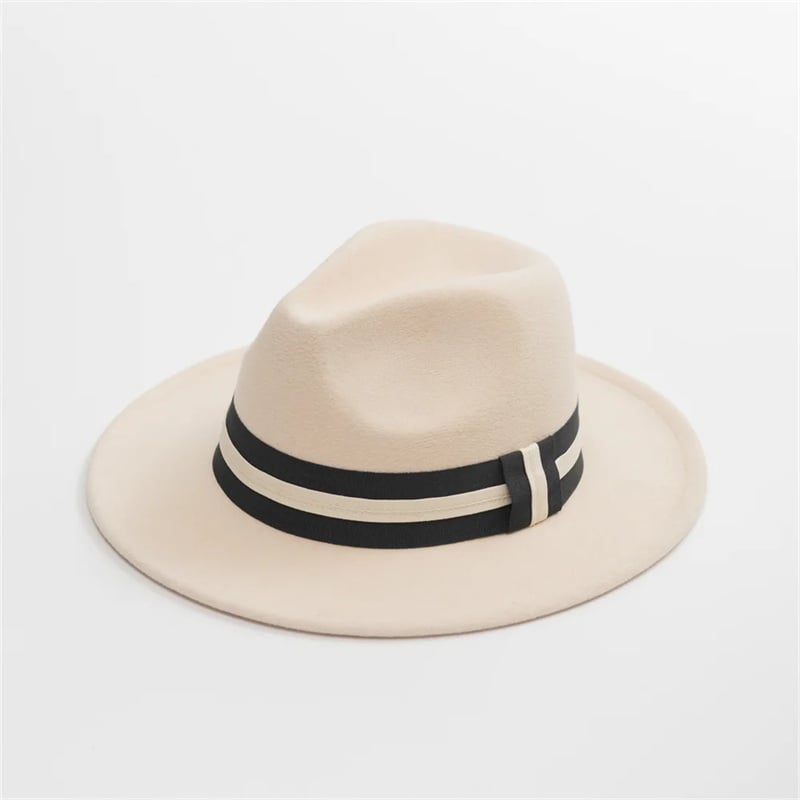 Wholesale Felt Fedora Hat Plain Vintage Women Men Customization Wool