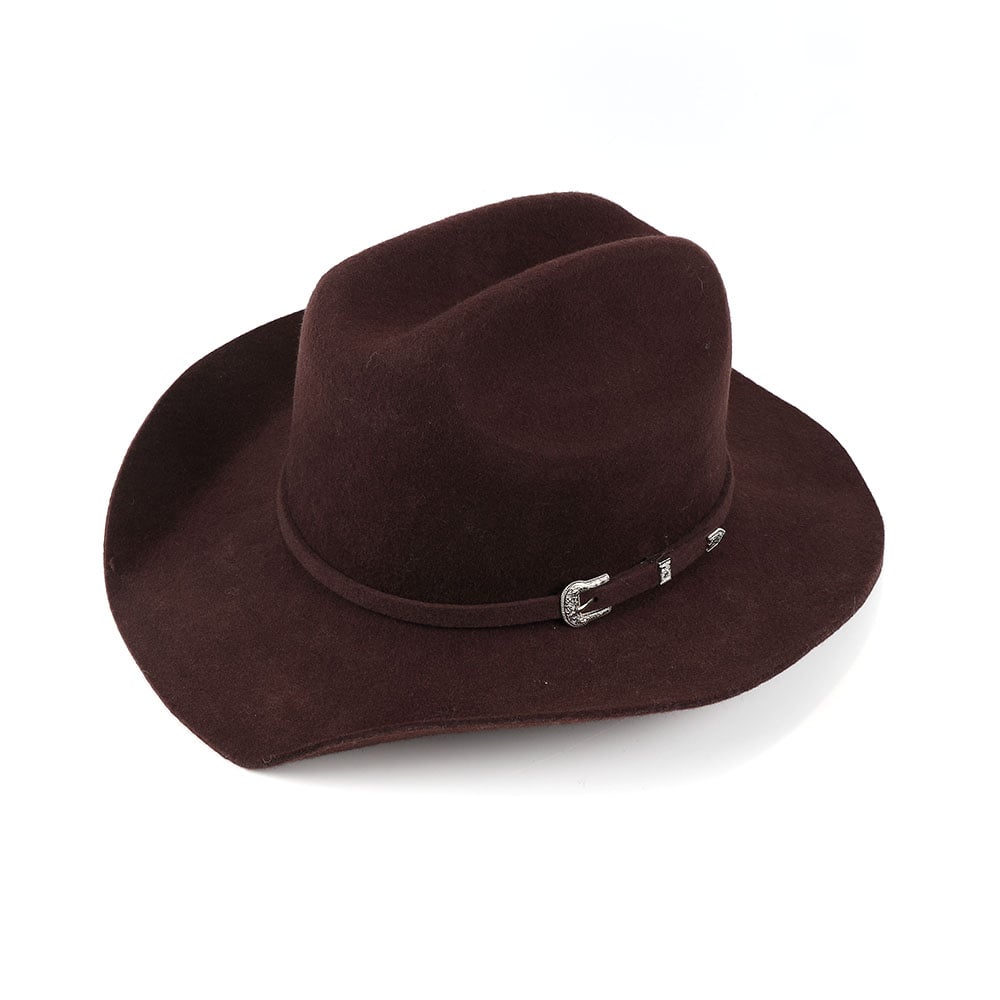 Custom Logo Cowboy Cowgirl Hat 100 Pure Wool Western Jazz Fedora Felt Pro