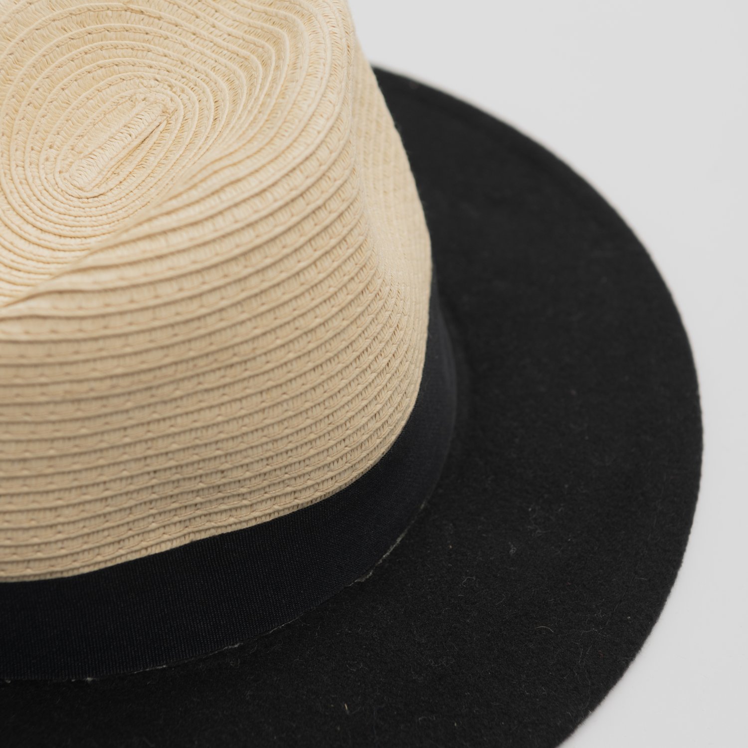 Oem Odm Spliced Paper Rope Straw Panama Fedora Hat