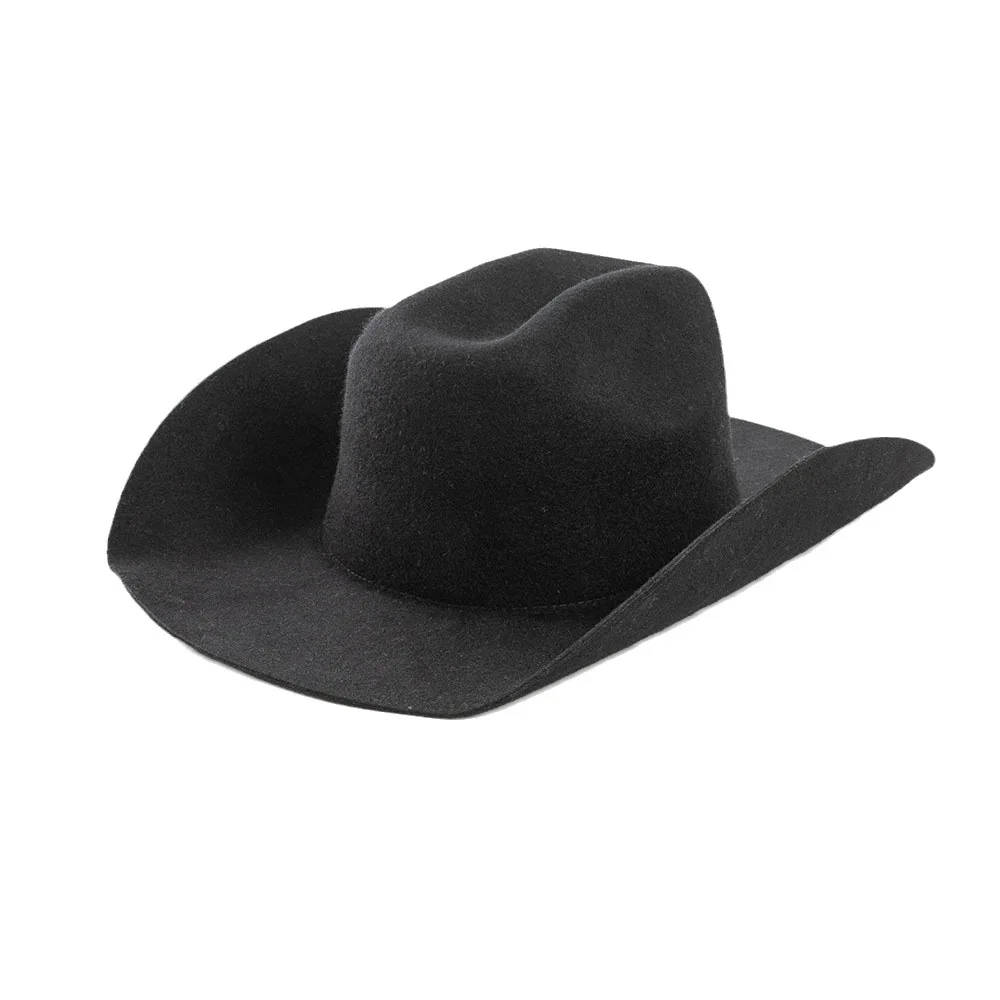 Oem Odm Wide Brim 100 Pure Wool Western Jazz Felt Pro Cowboy Hat