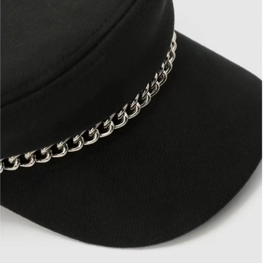 Wholesale Bulk Beret Cap Plain Lady Officer Fashion Military Officer Baker Boy Girl