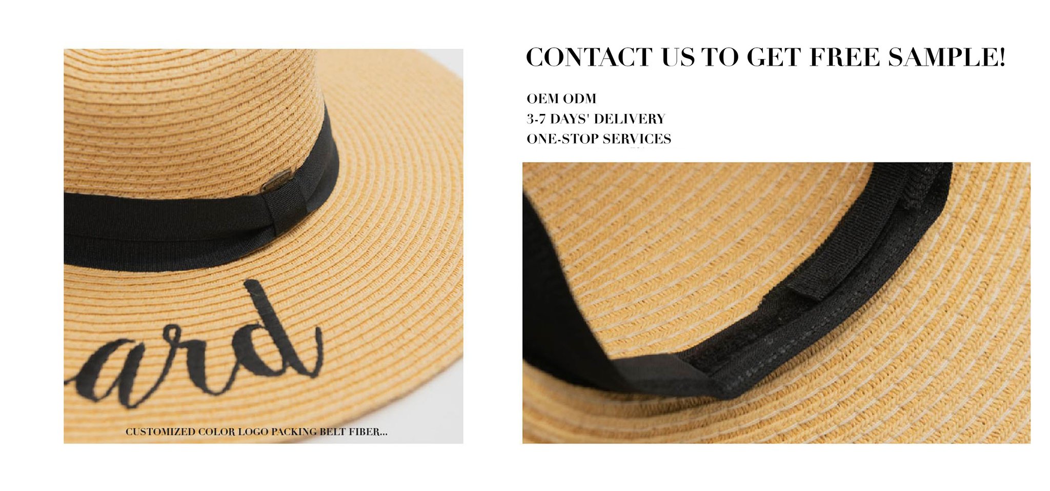 Womens Sun Hat Uv Protection Wide Brim Beach Hat Floppy Foldable Roll-Up Straw Hats Factory For Women