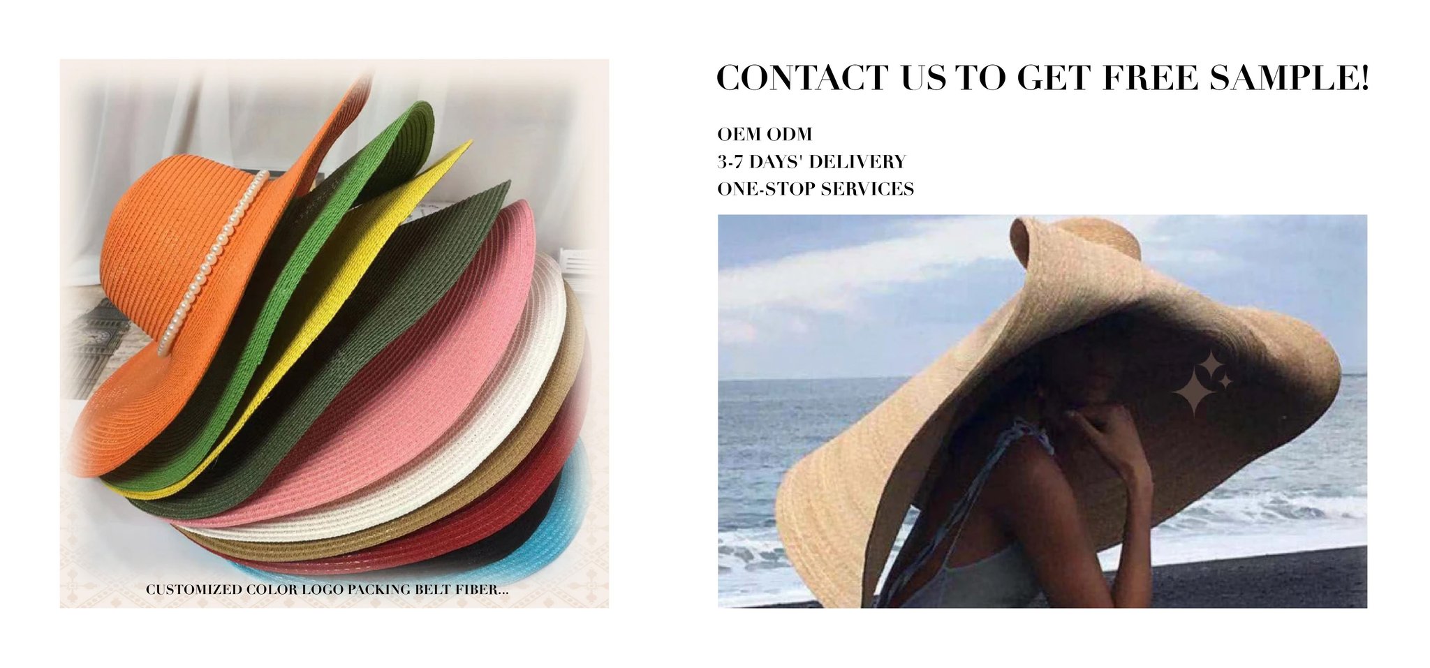 Oem Odm Various Colors Beach Wide Brim Floppy Paper Straw Hat Supplier