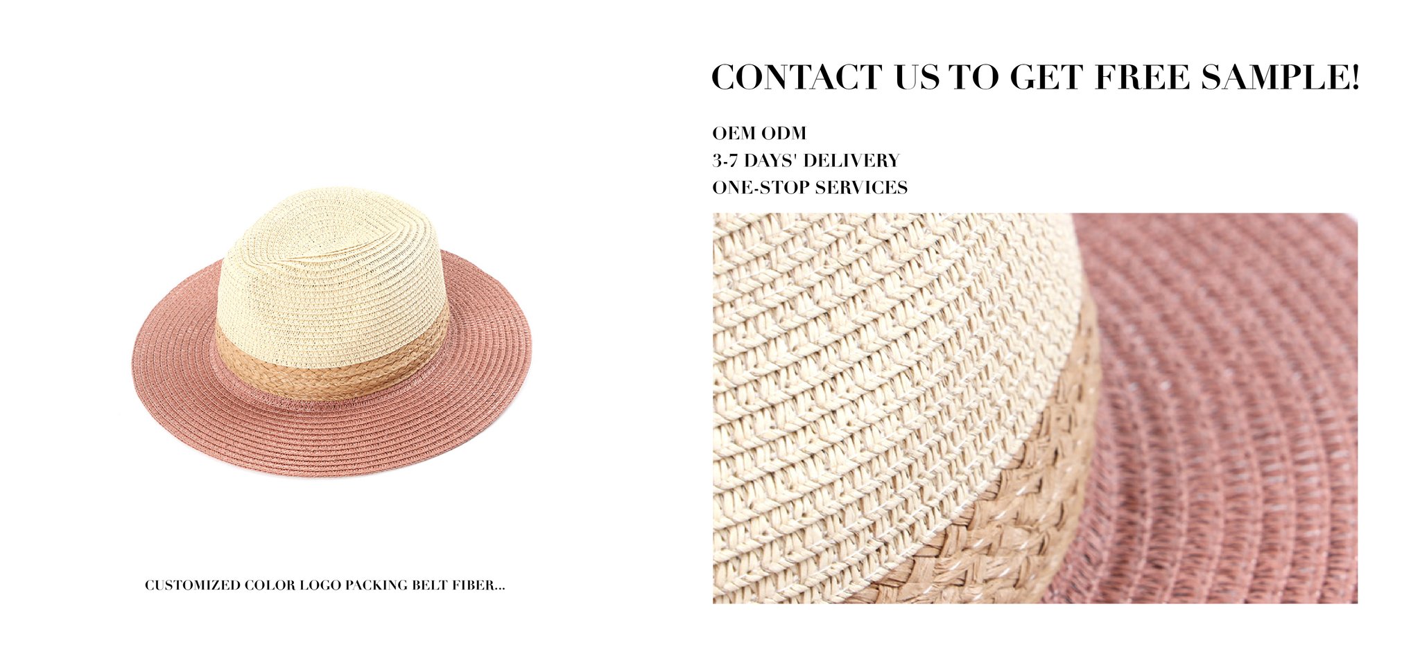 Splicing Lafite Grass Paper Braid Panama Fedora Straw Hat