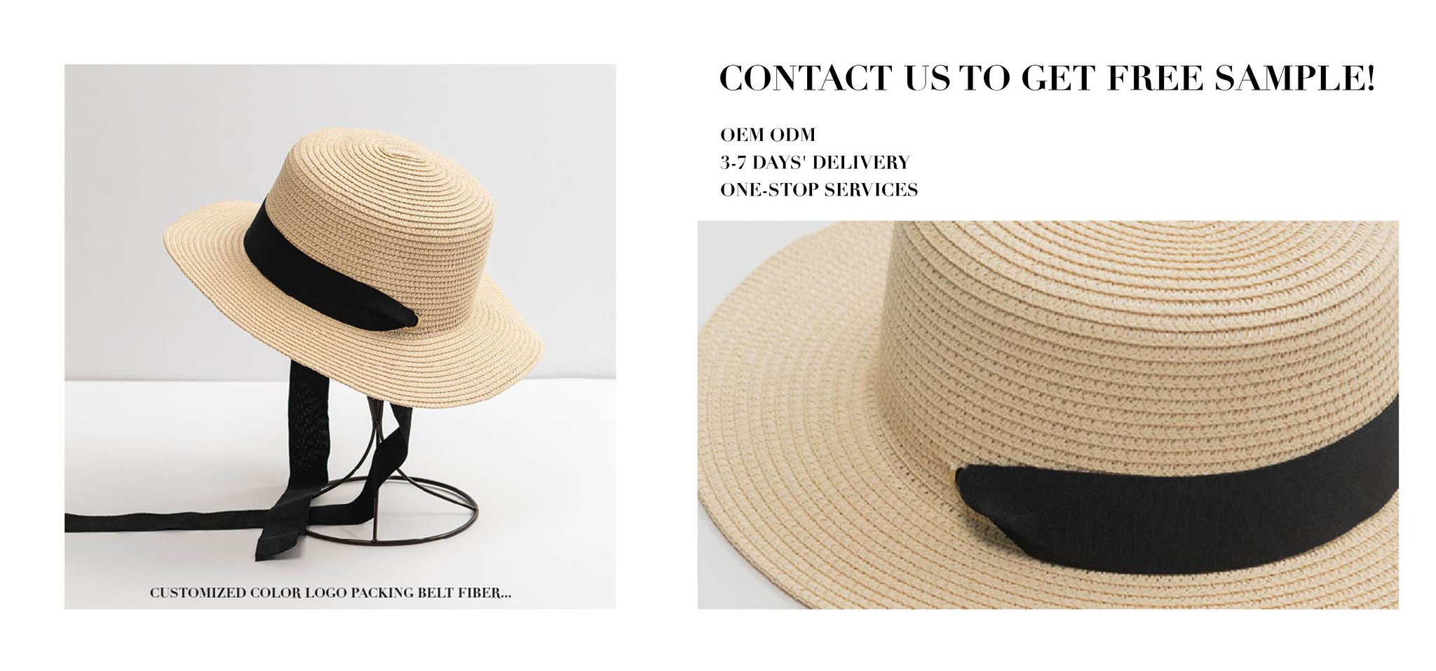 Flat Top Bowler Hat Summer Panama Straw Hat Beach Women Summer Straw Hats