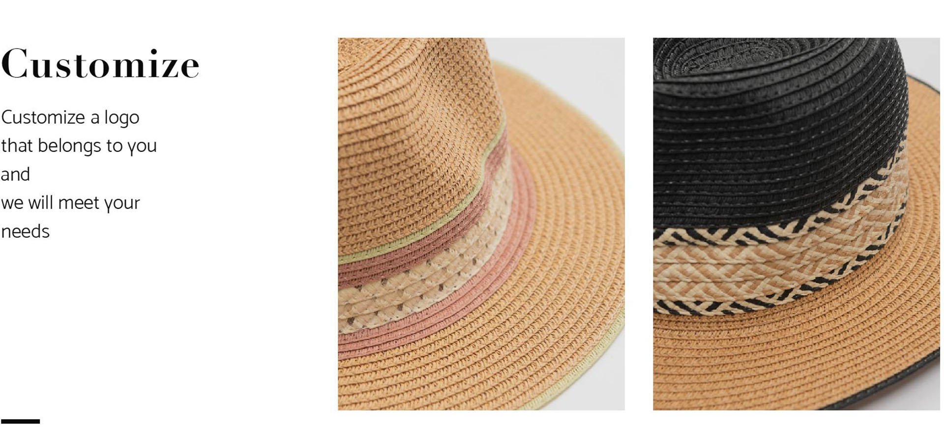 Contrasting Colors Womens Adult Paper Panama Straw Fedora Hat Sun Hats For Women Men Wide Brim