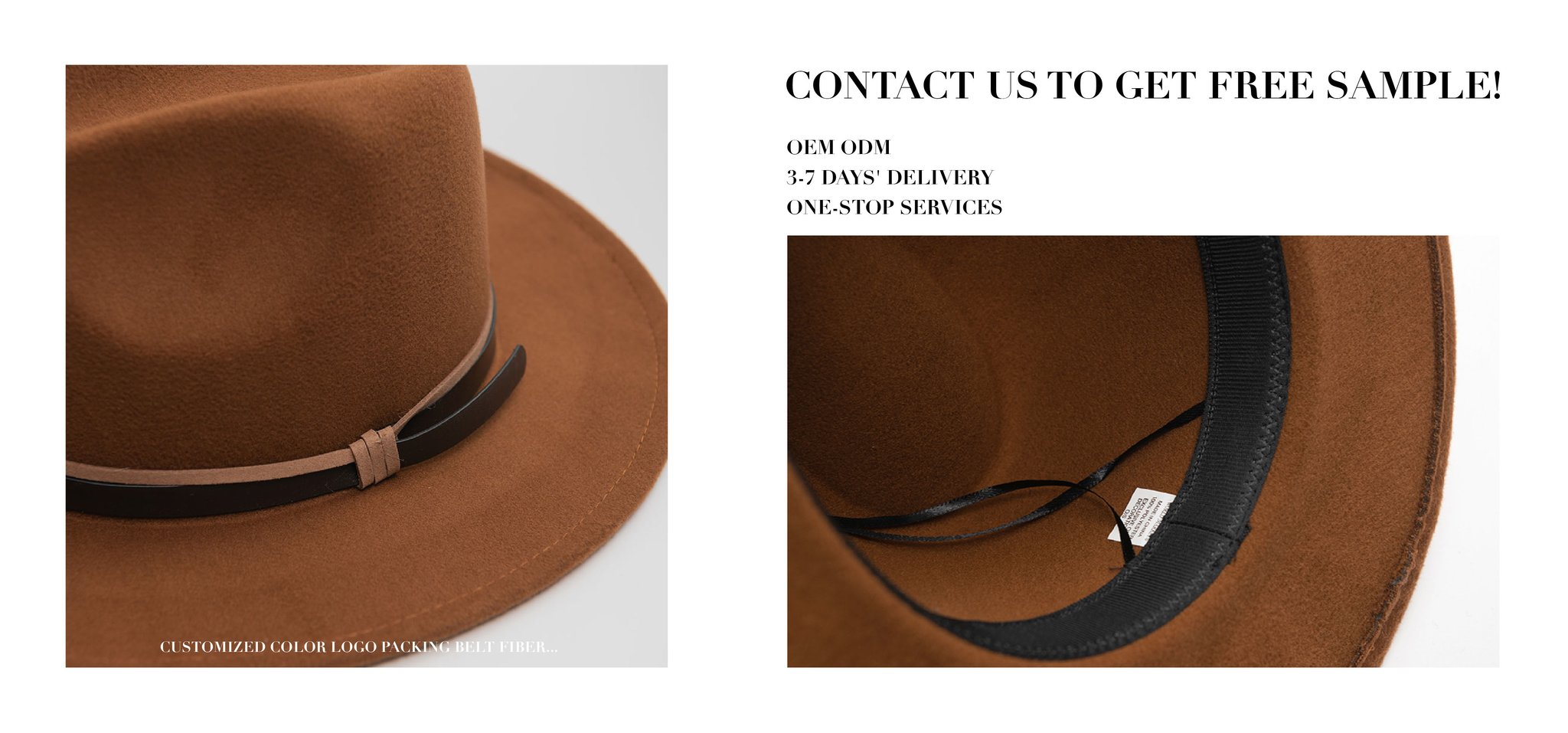 Fedora Panama Felt Hat With Belt China Design Your Own