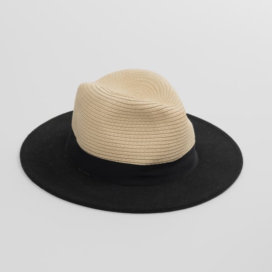 Oem Odm Spliced Paper Rope Straw Panama Fedora Hat