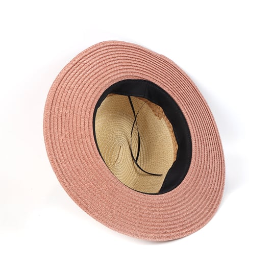 Splicing Lafite Grass Paper Braid Panama Fedora Straw Hat